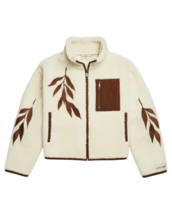 Life is a Willow Zip Up Sherpa Fleece Jacket