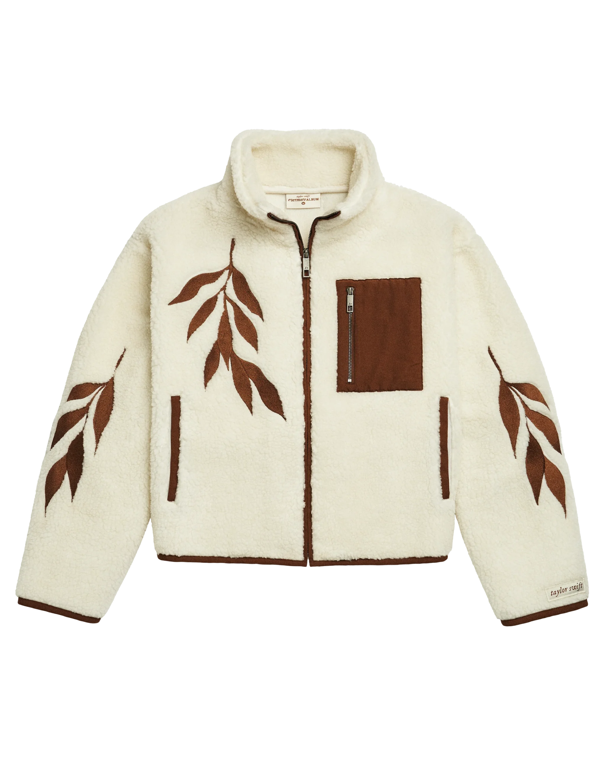 Life is a Willow Zip Up Sherpa Fleece Jacket