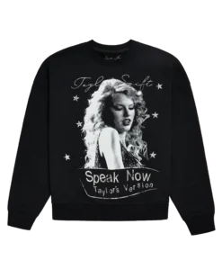 Speak Now (Taylor's Version) Black Crewneck Sweatshirt