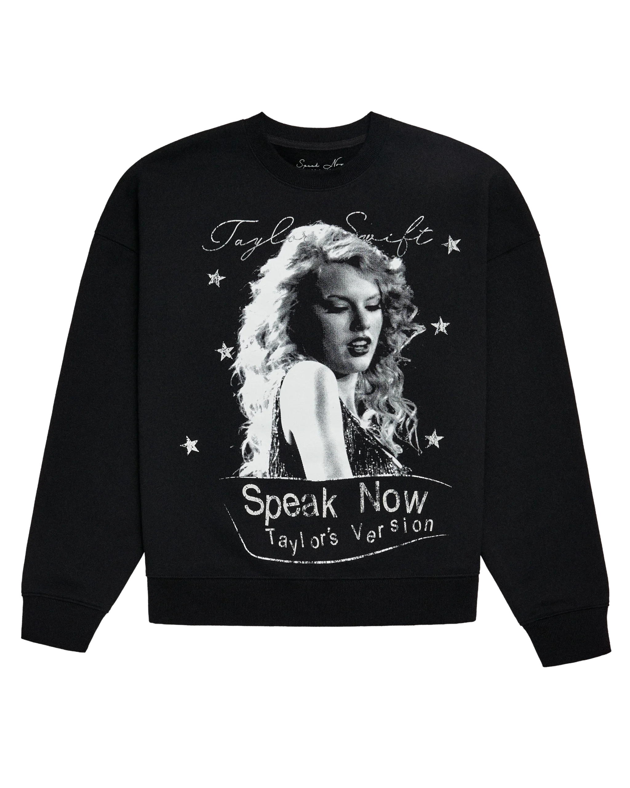 Speak Now (Taylor's Version) Black Crewneck Sweatshirt