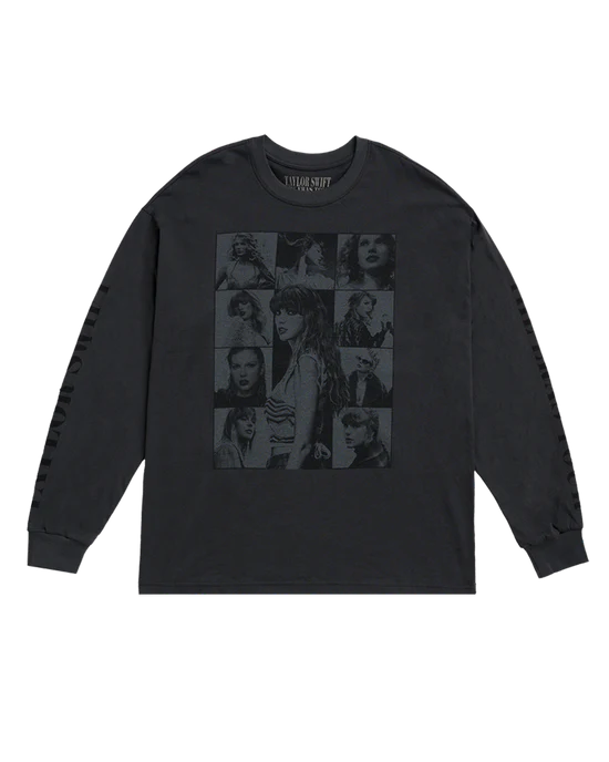Taylor Swift | The Eras Tour Black Long Sleeve T-Shirt