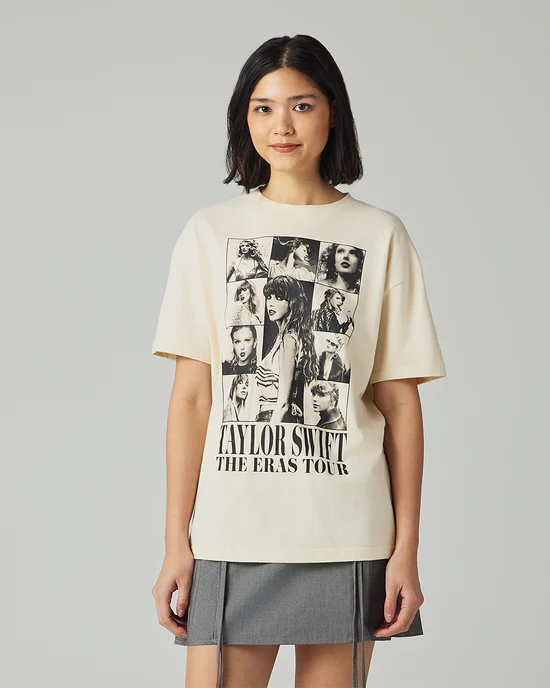 Taylor Swift | The Eras Tour Through LA Beige T-Shirt - Image 3