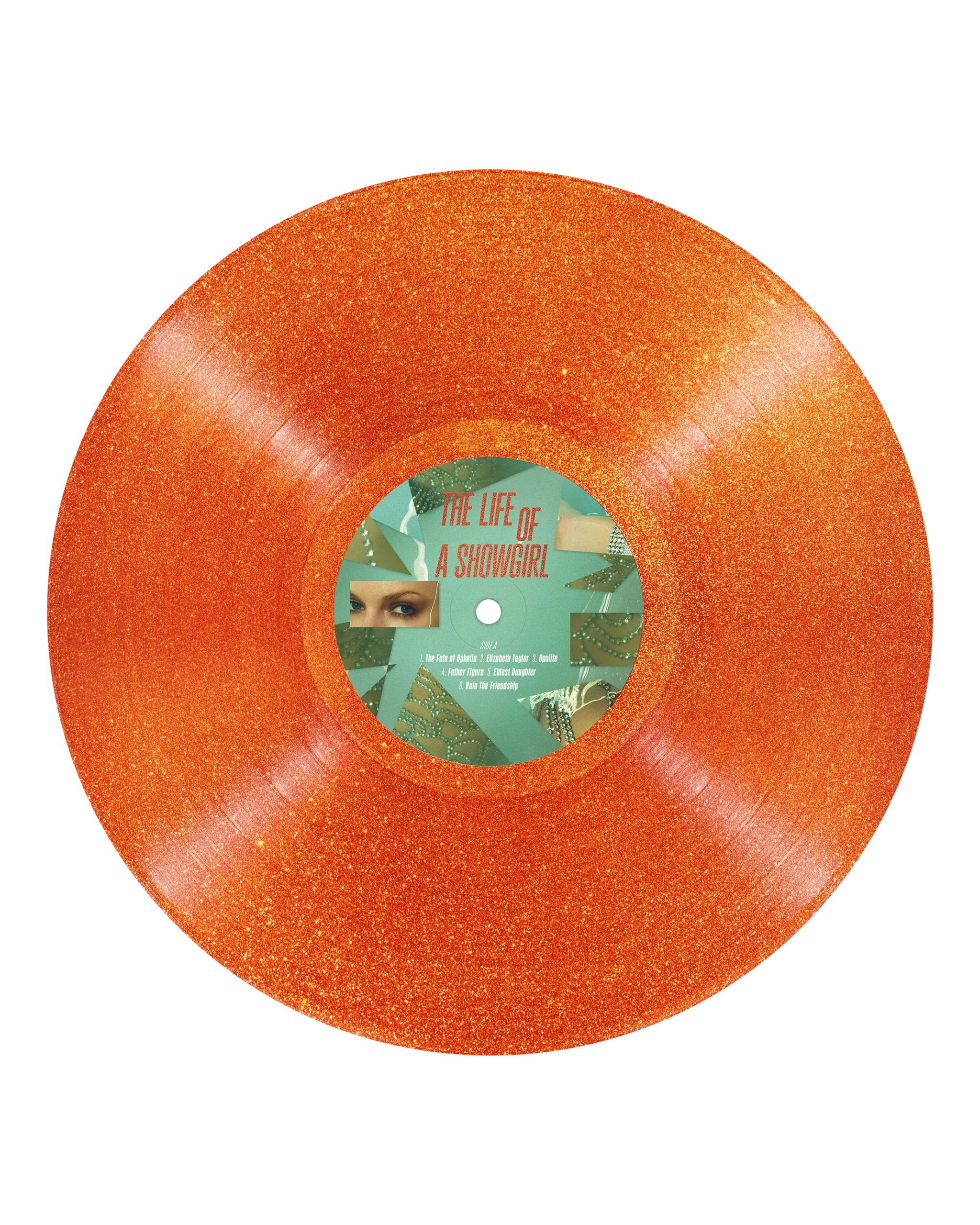 The Life of a Showgirl: Sweat and Vanilla Perfume Portofino Orange Glitter Vinyl - Image 2