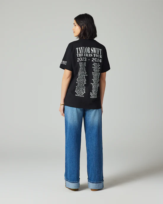 Taylor Swift | The Eras Tour Through Vancouver II Black T-Shirt - Image 7
