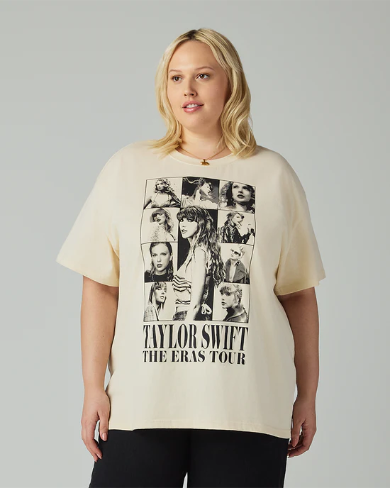 Taylor Swift | The Eras Tour Through LA Beige T-Shirt - Image 6