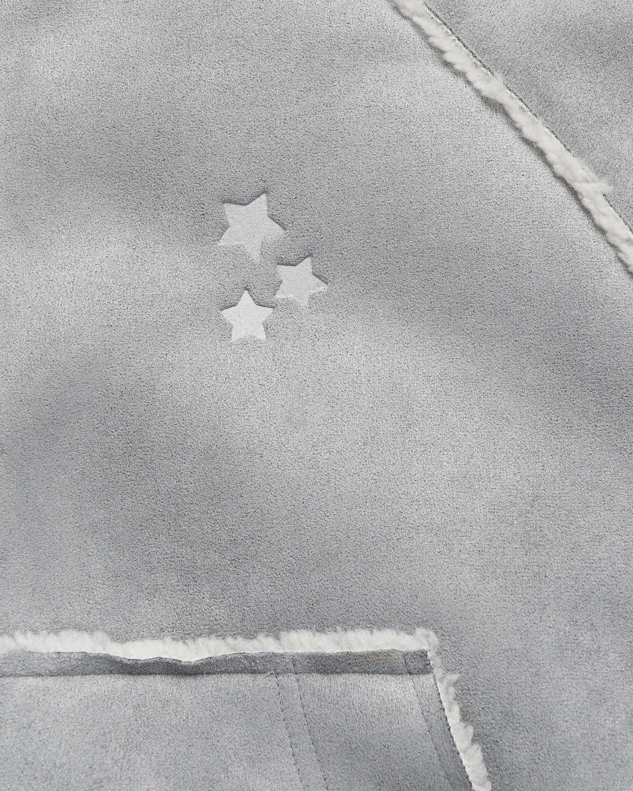 Folklore Album Gray Faux Shearling Jacket - Image 4