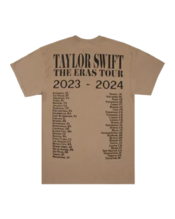 Alternative view of Taylor Swift | The Eras Tour Taupe T-Shirt