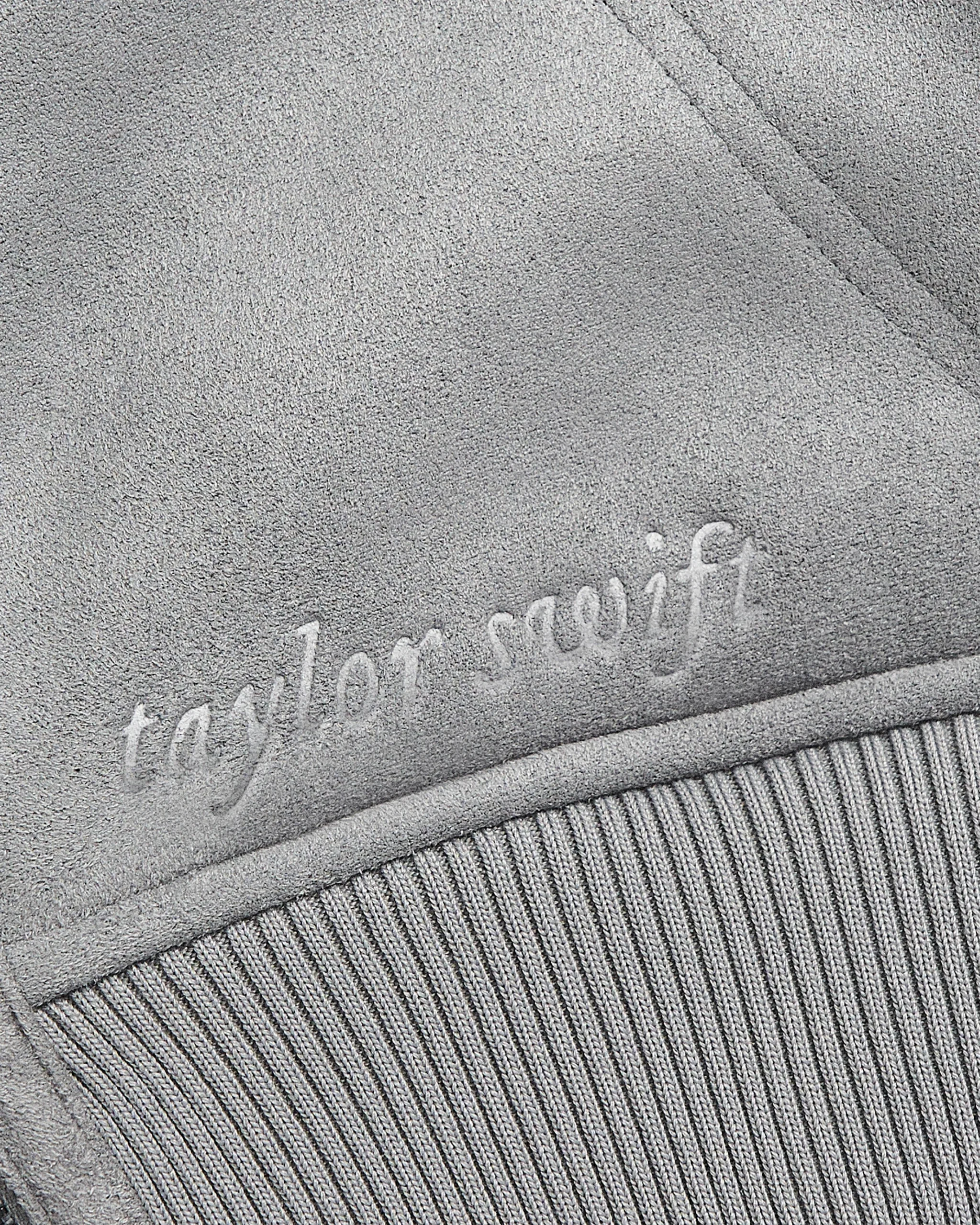 Folklore Album Gray Faux Shearling Jacket - Image 5