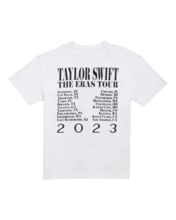 Alternative view of Taylor Swift | The Eras Tour Through LA White T-Shirt