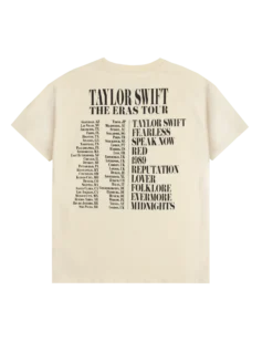 Alternative view of Taylor Swift | The Eras Tour Through London Beige T-Shirt