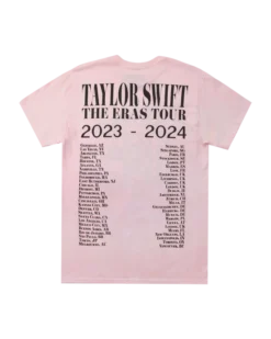 Alternative view of Taylor Swift | The Eras Tour Pink T-Shirt