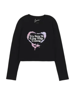 It's Been A Long Time Coming Cropped Longsleeve T-Shirt