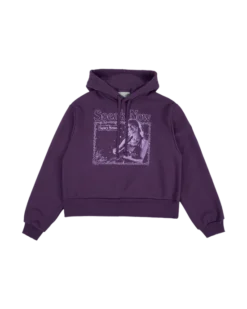 The Story Of Us Purple Crop Hoodie
