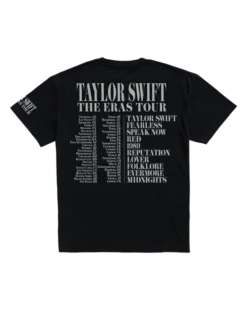 Alternative view of Taylor Swift | The Eras Tour Through London Black T-Shirt