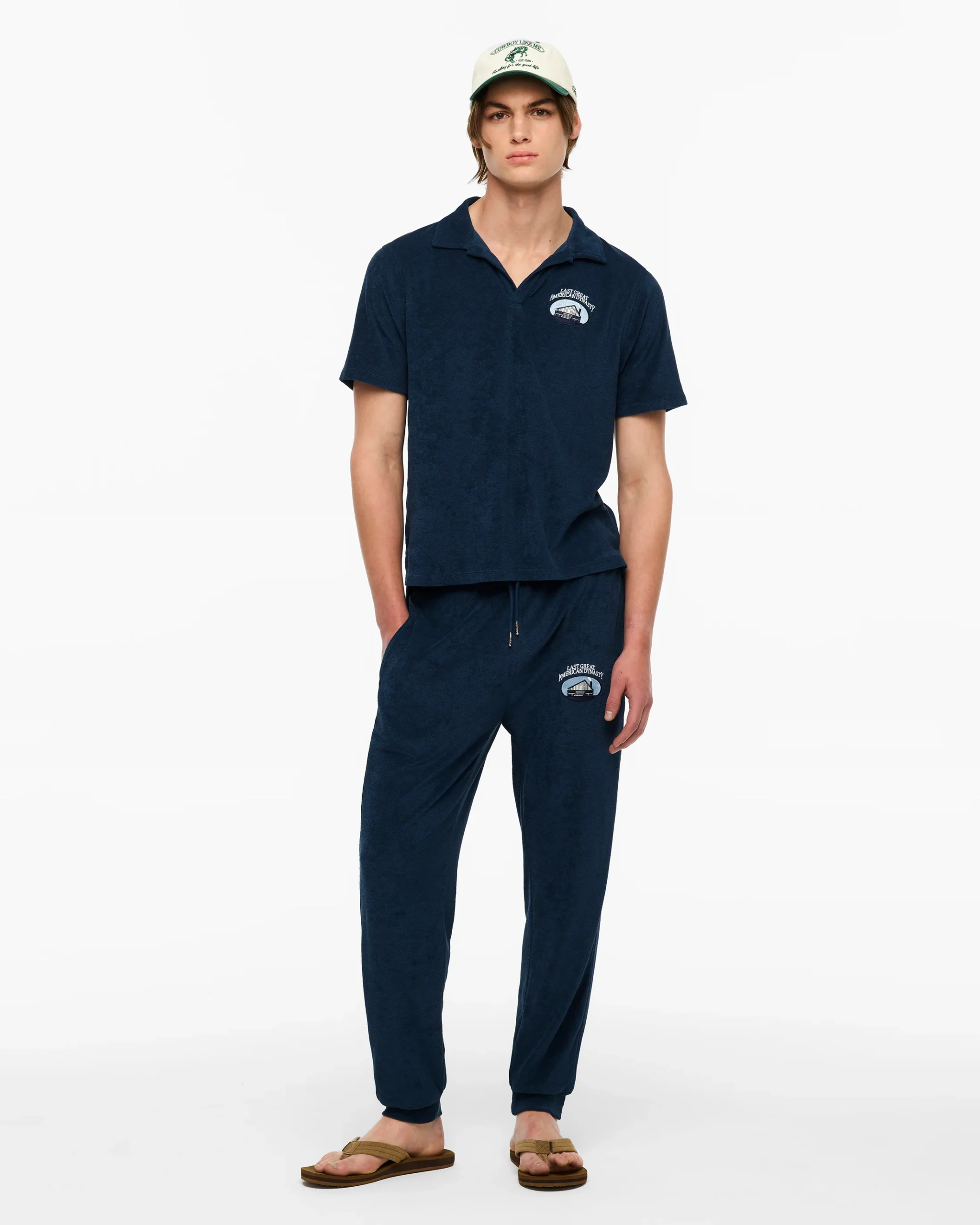 Last Great American Dynasty Terry Cloth Jogger - Image 7