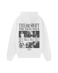 Taylor Swift | The Eras Tour Collage White Hoodie