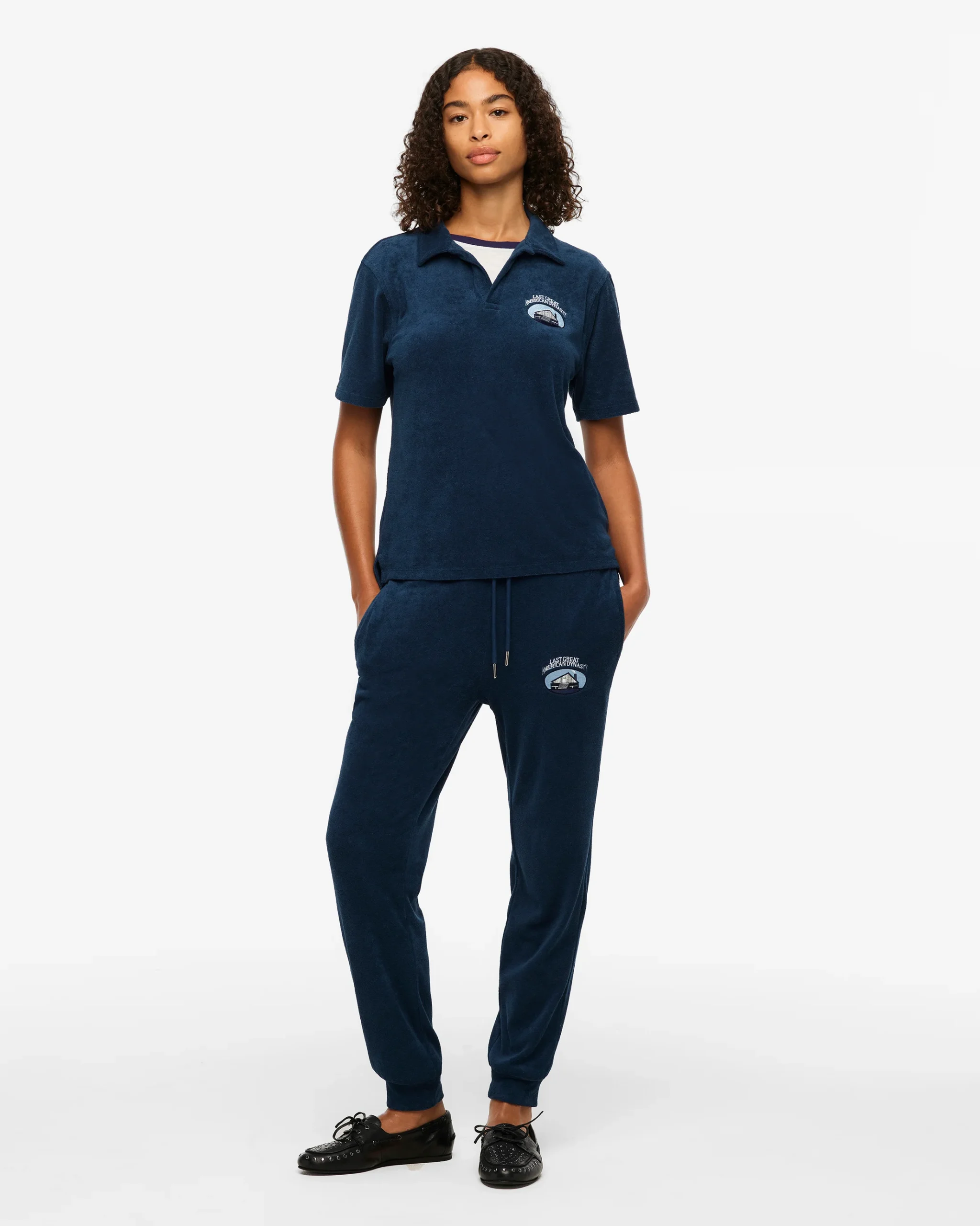 Last Great American Dynasty Terry Cloth Jogger - Image 5