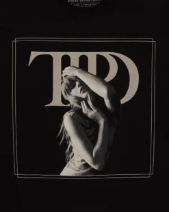 Alternative view of The Tortured Poets Department Black Photo T-Shirt