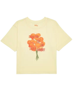 Thank You For The Lovely Bouquet Cropped T-Shirt