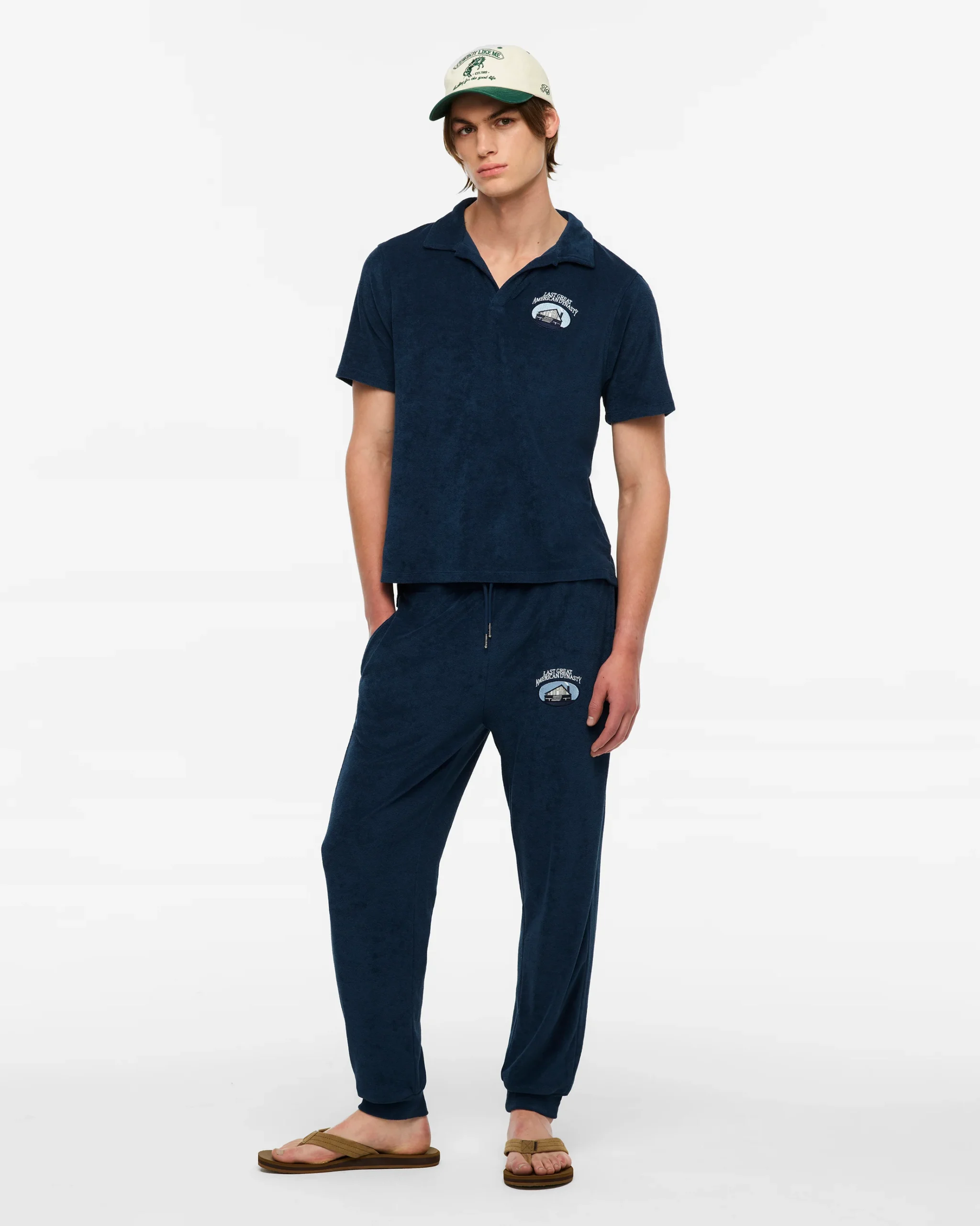 Last Great American Dynasty Terry Cloth Jogger - Image 8