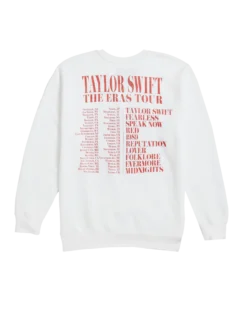 Alternative view of Taylor Swift | The Eras Tour Photo White Crewneck