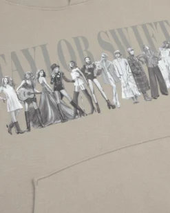 Alternative view of TTPD Eras Beige Hoodie