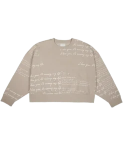 I Love You It's Ruining My Life Boxy Cropped Crewneck