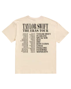 Alternative view of Taylor Swift | The Eras International Tour Beige T-Shirt