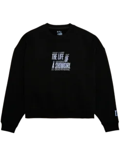 Alternative view of The Life of a Showgirl Film Strip Black Crewneck Sweatshirt
