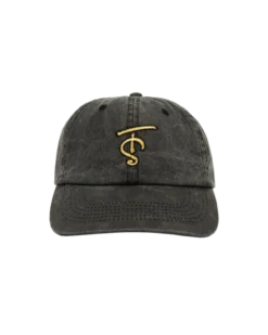 TS Washed Black Dad Hat