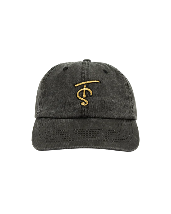 TS Washed Black Dad Hat