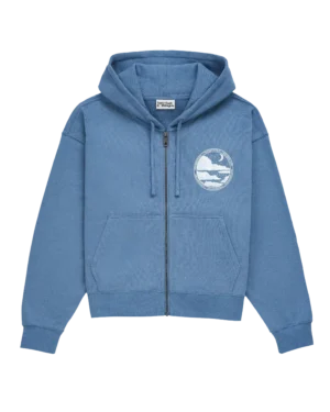 I Was Midnight Rain Zip Hoodie