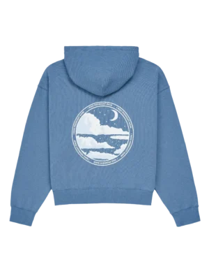 Alternative view of I Was Midnight Rain Zip Hoodie