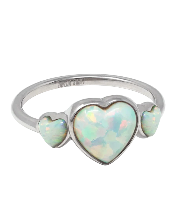 The Sky is Opalite Heart Ring