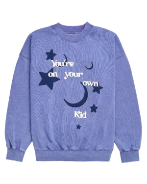 You're On Your Own Kid Purple Crewneck Sweatshirt