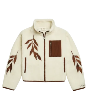 Life is a Willow Zip Up Sherpa Fleece Jacket