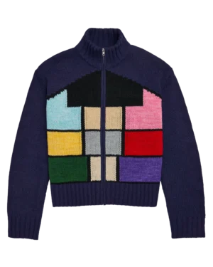 Lover House Zip Up Sweater