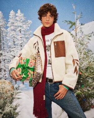 Alternative view of Life is a Willow Zip Up Sherpa Fleece Jacket