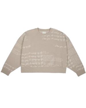 I Love You It's Ruining My Life Boxy Cropped Crewneck