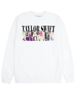 TTPD Eras White Crewneck