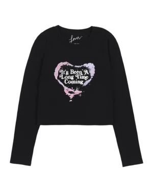 It's Been A Long Time Coming Cropped Longsleeve T-Shirt