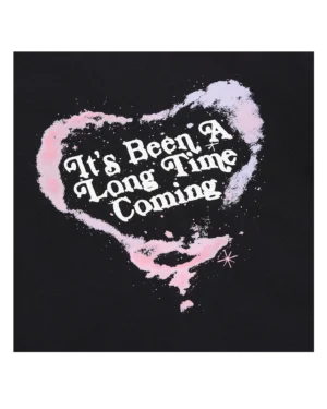 Alternative view of It's Been A Long Time Coming Cropped Longsleeve T-Shirt