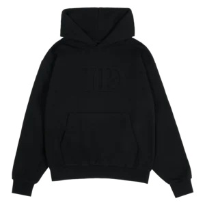 TTPD Black Embossed Hoodie