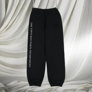 TTPD Black Embossed Sweatpants - Image 3
