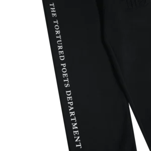 TTPD Black Embossed Sweatpants - Image 5