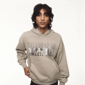 Alternative view of TTPD Eras Beige Hoodie
