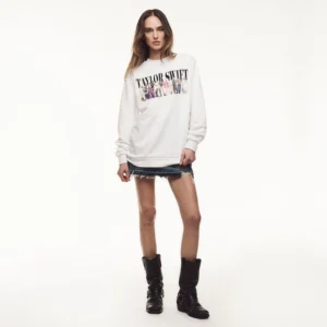 TTPD Eras White Crewneck - Image 3