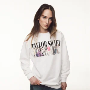 Alternative view of TTPD Eras White Crewneck
