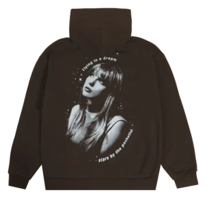 Taylor Swift Midnights Living In A Dream Brown Hoodie