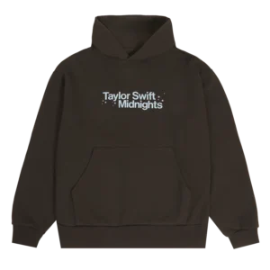 Alternative view of Taylor Swift Midnights Living In A Dream Brown Hoodie